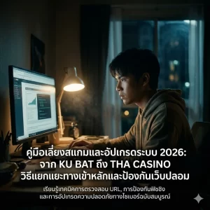 วิธีตรวจสอบทางเข้า KUCASINO และ THACASINO ของแท้ 100%
