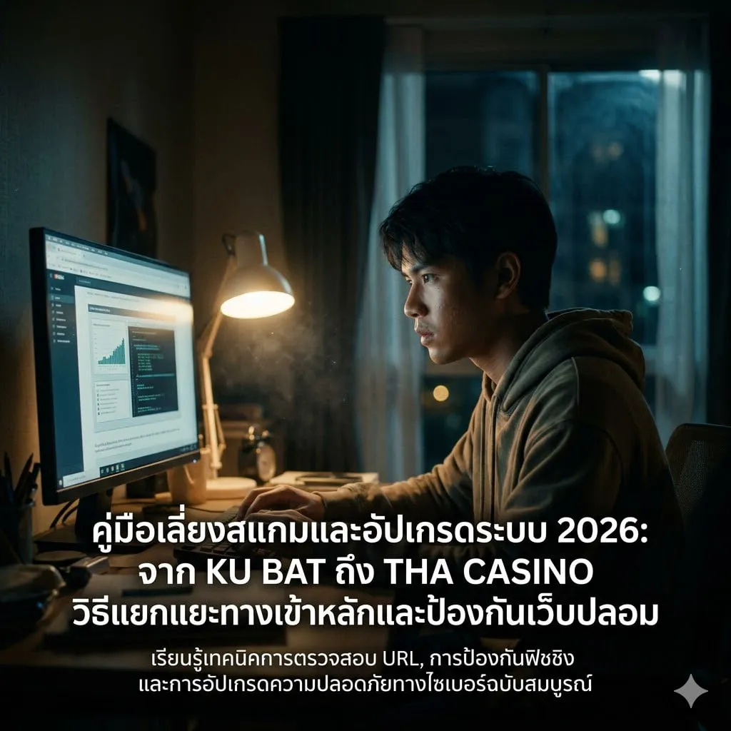 คู่มือเลี่ยงสแกมและอัปเกรดระบบ 2026: จาก KU BAT ถึง THA CASINO วิธีแยกแยะทางเข้าหลักและป้องกันเว็บปลอม